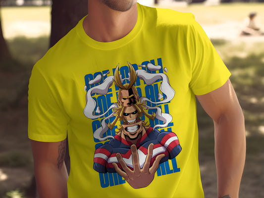 "One For All" My Hero Academia - All Might Graphic Tee Unisex T-Shirt