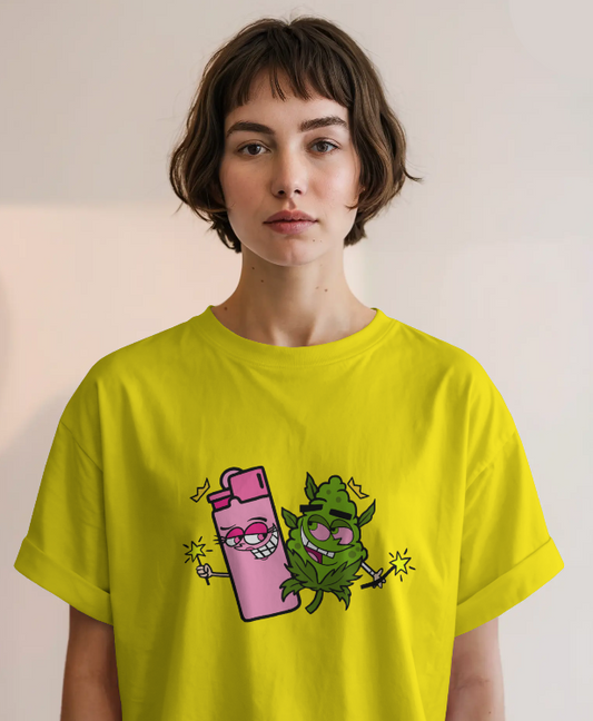 Cosmo and Wanda Marijuana Odd Parents Graphic Tee Unisex
