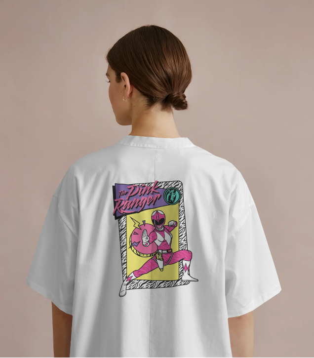 Power Rangers Pink Ranger Graphic Tee Womens Shirt