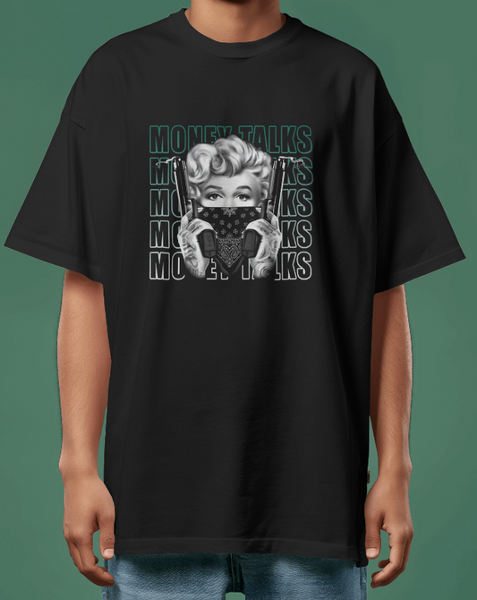 Marilyn Monroe "Money Talks" Graphic Tee Unisex Shirt