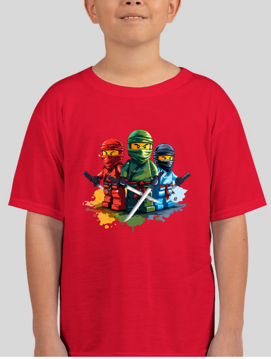 Ninjago Lloyd Kai & Jay Lego Boys Youth Graphic Tee