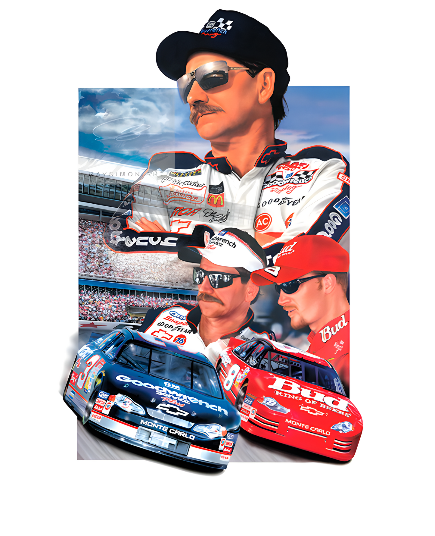 Dale Earnhardt & Dale Junior: NASCAR Legends Tee