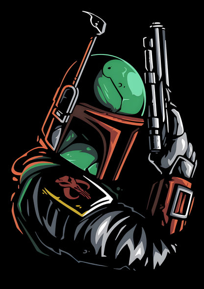 Boba Fett Blaster Graphic Tee Youth Shirt