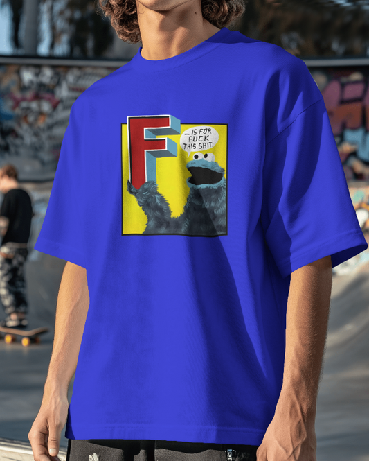 Cookie Monster "F is for.." Graphic Tee Unisex T shirt