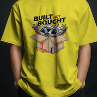 Built Not Bought Motorsports Graphic Tee Mens Apparel