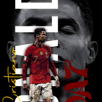 Cristiano Ronaldo The Goat Graphic Tee Mens Football