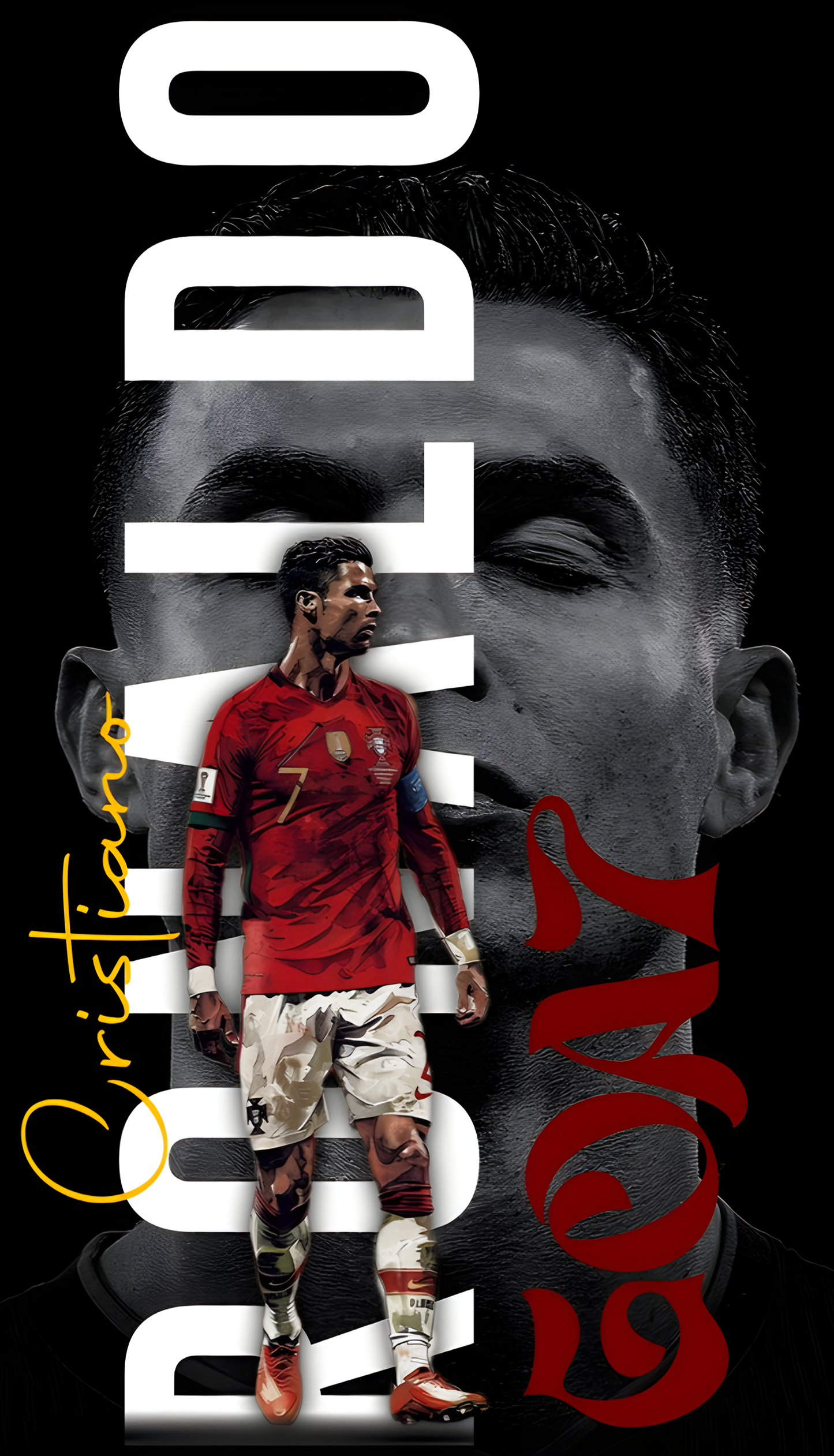 Cristiano Ronaldo The Goat Graphic Tee Mens Football