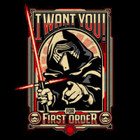 Kylo Ren "I Want YOU!" Star Wars Graphic Tee Unisex Shirt