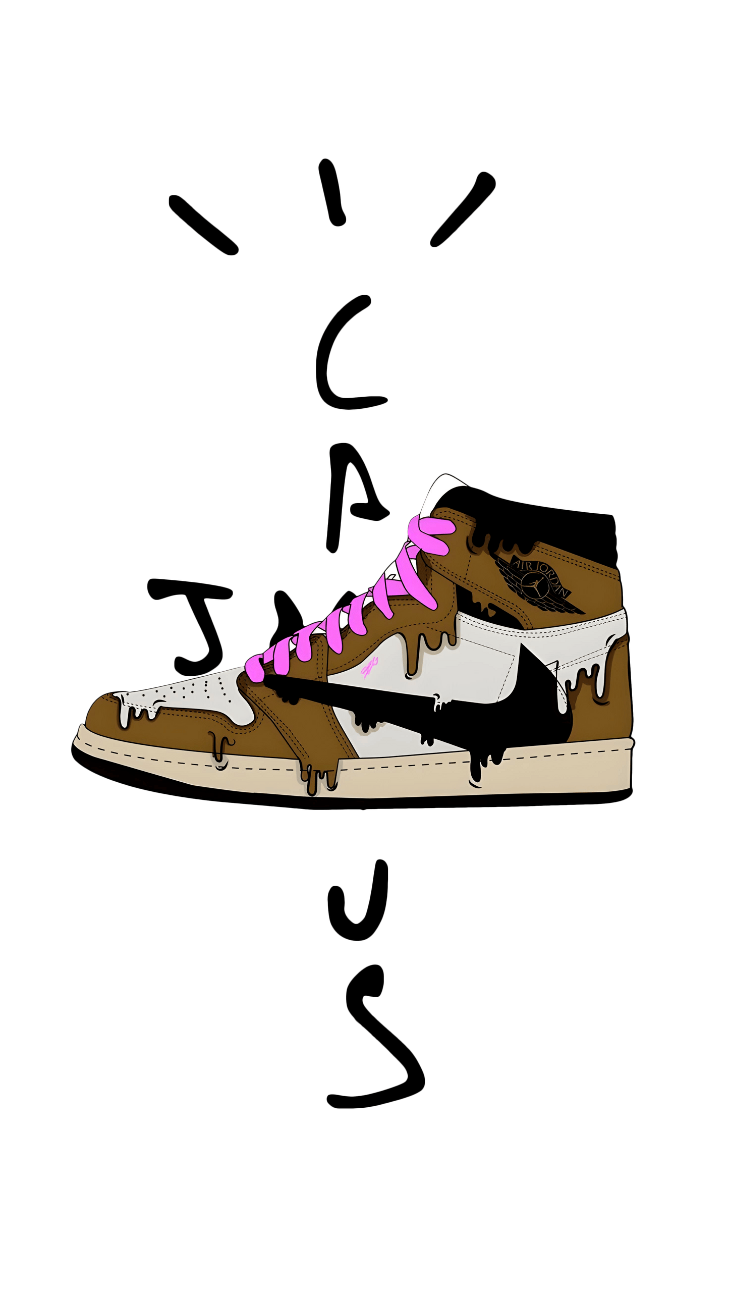 Cactus Jack Jordan 1s Travis Scott Hoodie Unisex Hooded Sweatshirt