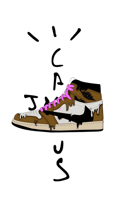 Cactus Jack Jordan 1s Travis Scott Hoodie Unisex Hooded Sweatshirt