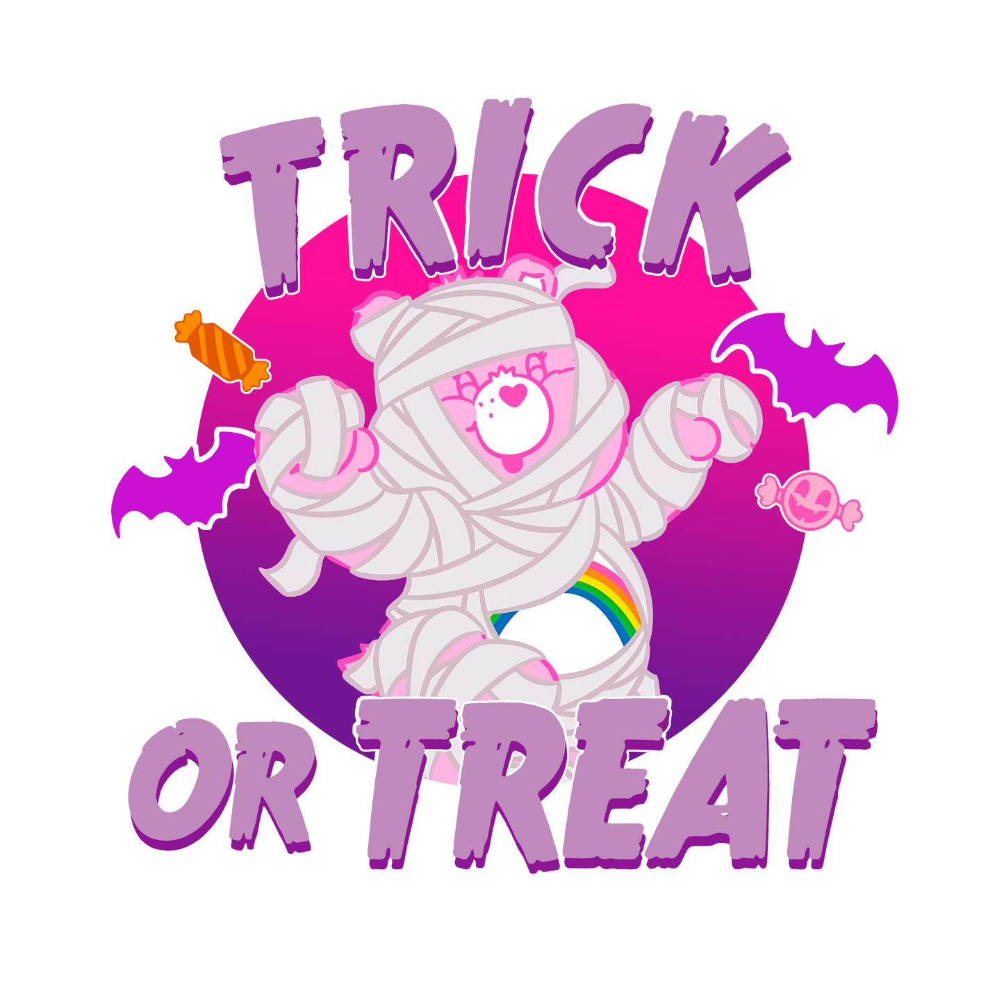 Care Bear Mummy Trick Or Treat Tee Unisex Shirt