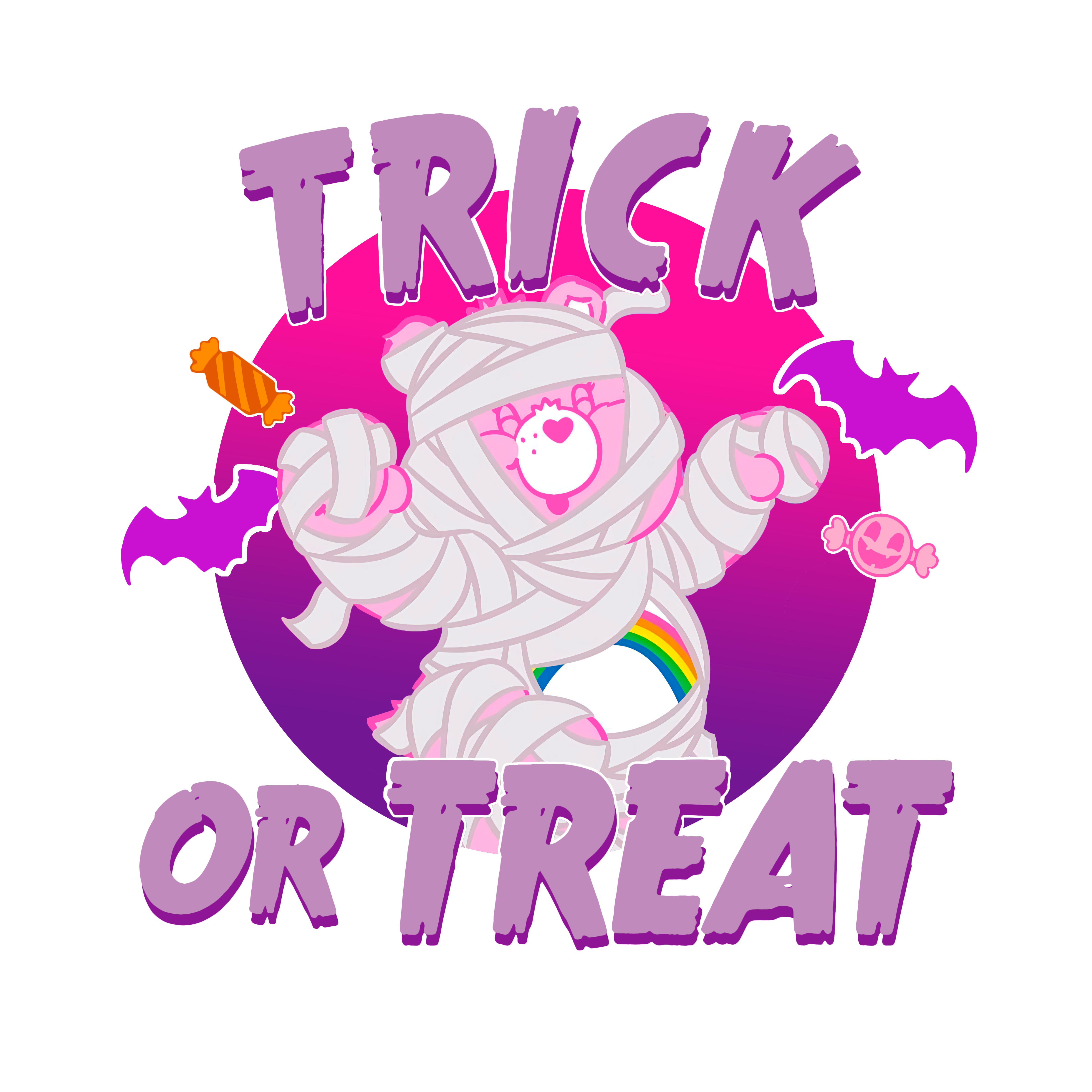 Care Bear Mummy Trick Or Treat Tee Unisex Shirt