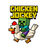 Chicken Jockey Minecraft Youth Unisex Graphic Tee