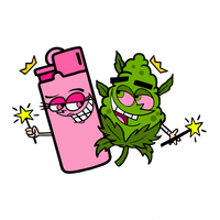 Cosmo and Wanda Marijuana Odd Parents Graphic Tee Unisex