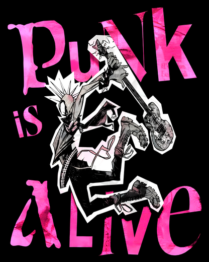 Spider-Punk "Punk Is Alive": Into The Spider-Verse Graphic Tee