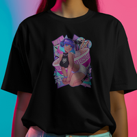Neon Kawaii Ramen Graphic Tee Unisex Tee