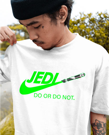 Star Wars - Jedi "Do Or Do Not" Lightsaber T-Shirt Nike Spoof
