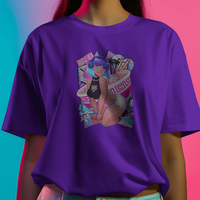 Neon Kawaii Ramen Graphic Tee Unisex Tee