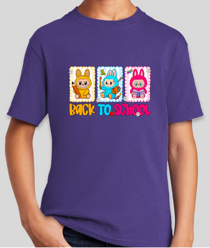 Labubu Back To School Youth Graphic Tee Unisex Shirt