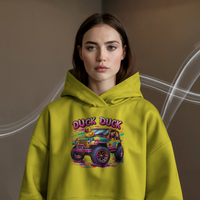 Duck Duck Jeep! Graphic Hoodie Womens Hooded Sweatshirt