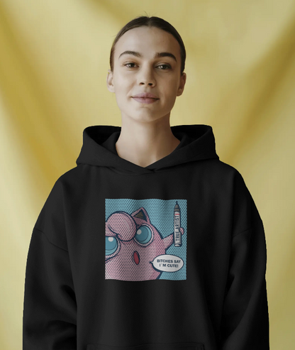 Jigglypuff Marker Diva Pokemon Womens Hoodie