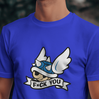 Blue Shell F*ck You! Mario Kart Graphic Tee Unisex