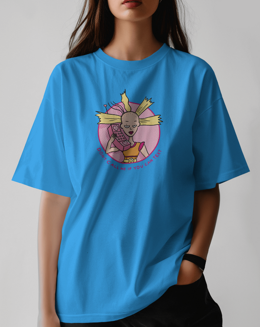 Cynthia Rugrats "Don't Call Me If You Can Text" Womens Tee