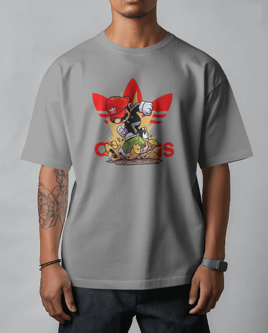 Mario Koopa Troopa Smash Adidas Parody Unisex Graphic Tee