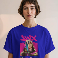 Jinx Arcane Chaos Graffiti Graphic Tee Unisex Shirt