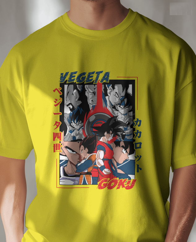 Dragon Ball Z Goku & Vegeta Graphic Tee Unisex Shirt
