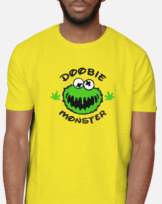 The Doobie Monster Graphic Tee Unisex Spoof Shirt
