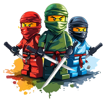 Ninjago Lloyd Kai & Jay Lego Boys Youth Graphic Tee