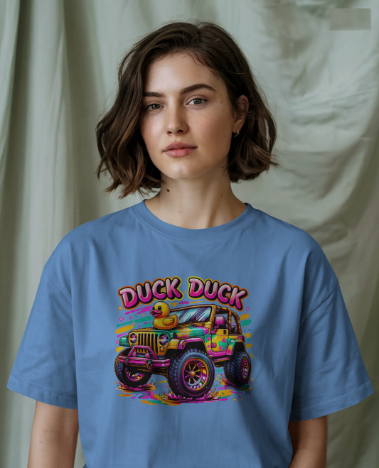 Duck Duck Jeep Graphic Tee Womens Shirt