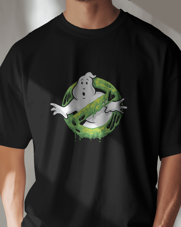 Ghostbusters Slimer Logo Graphic Tee Unisex Shirt