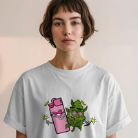 Cosmo and Wanda Marijuana Odd Parents Graphic Tee Unisex