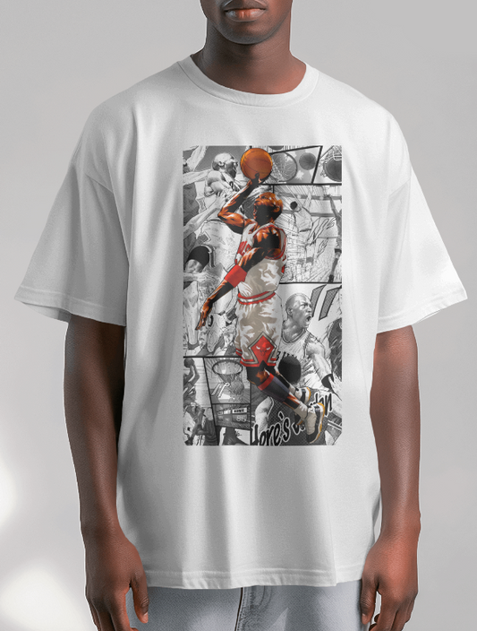 Michael Jordan 'Airborne Legend' Comic Panel T-Shirt Unisex Shirt