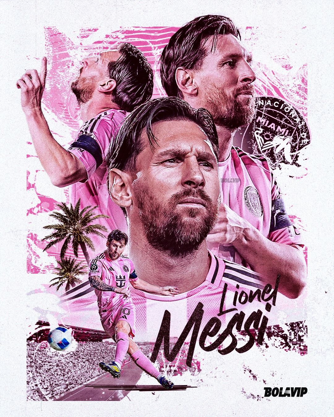 Lionel Messi "The GOAT" Miami Edition Graphic Tee
