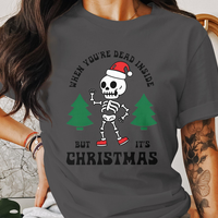 Dead Inside But Its Christmas Graphic Tee