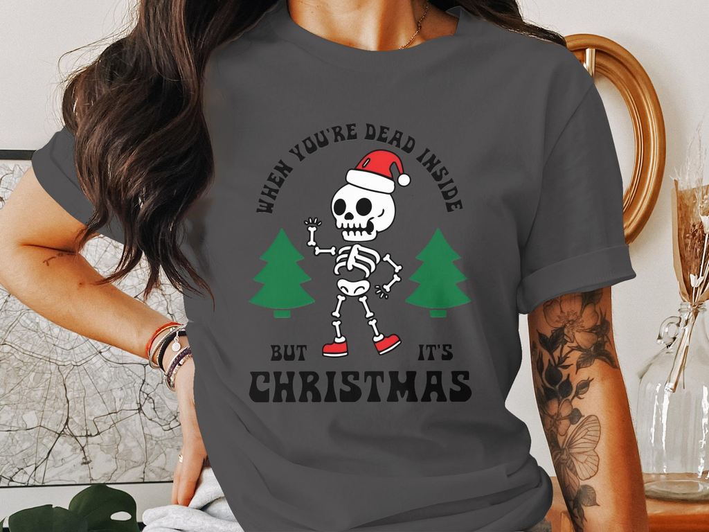 Dead Inside But Its Christmas Graphic Tee