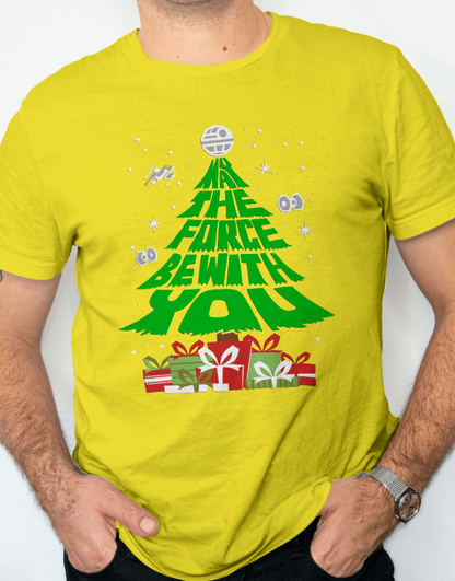 Star Wars Holiday Force Graphic Tee Unisex Shirt