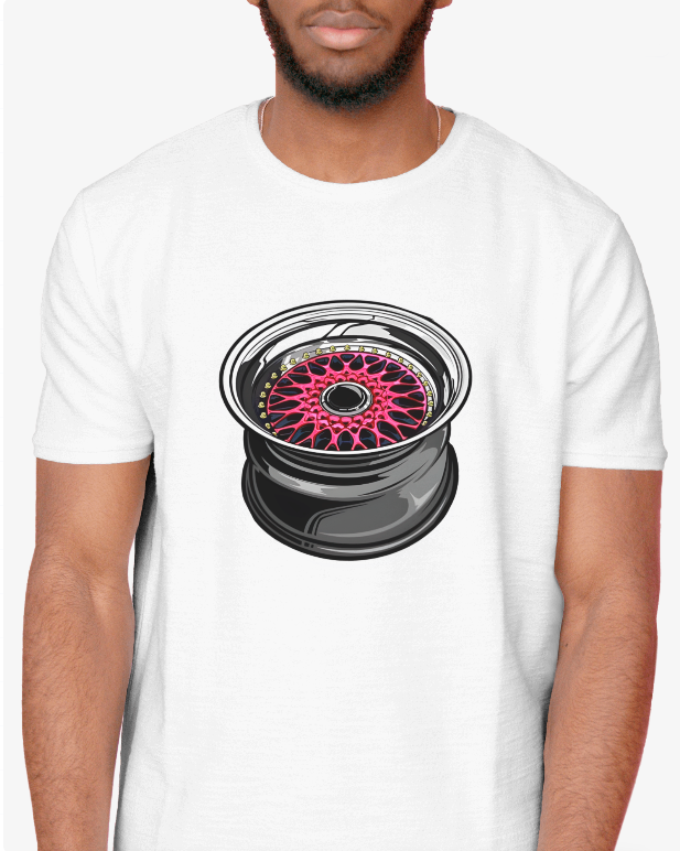 BBS Pink Rim JDM Graphic Tee Unisex Auto Shirt