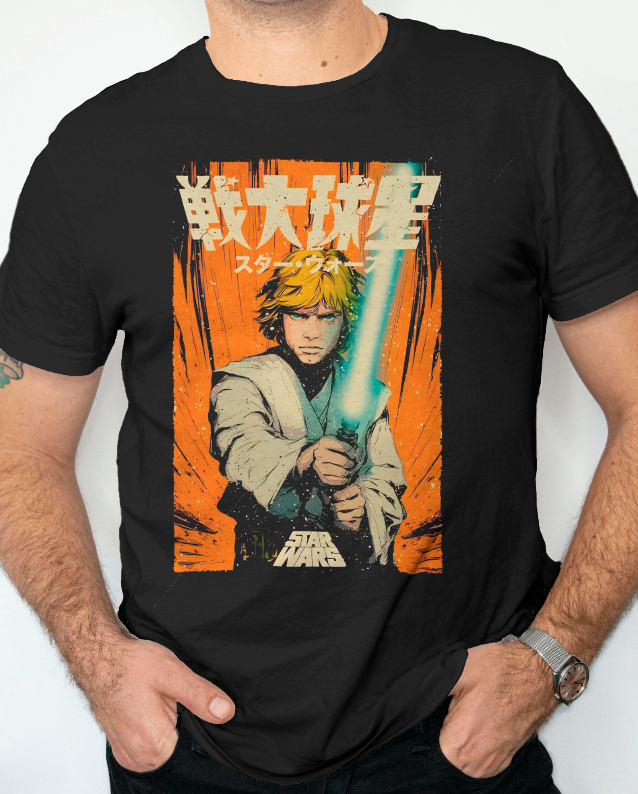 Young Luke Skywalker Japanese Stysle Star Wars Tee Unisex Shirt