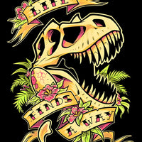 "Life Finds a Way" Dinosaur Boys Youth Tee