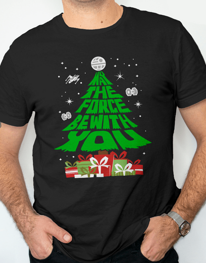 Star Wars Holiday Force Graphic Tee Unisex Shirt