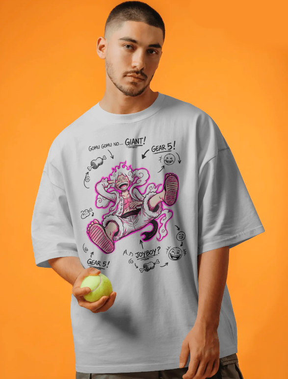 Luffy Gear 5 Art Tee - One Piece Graphic Tee