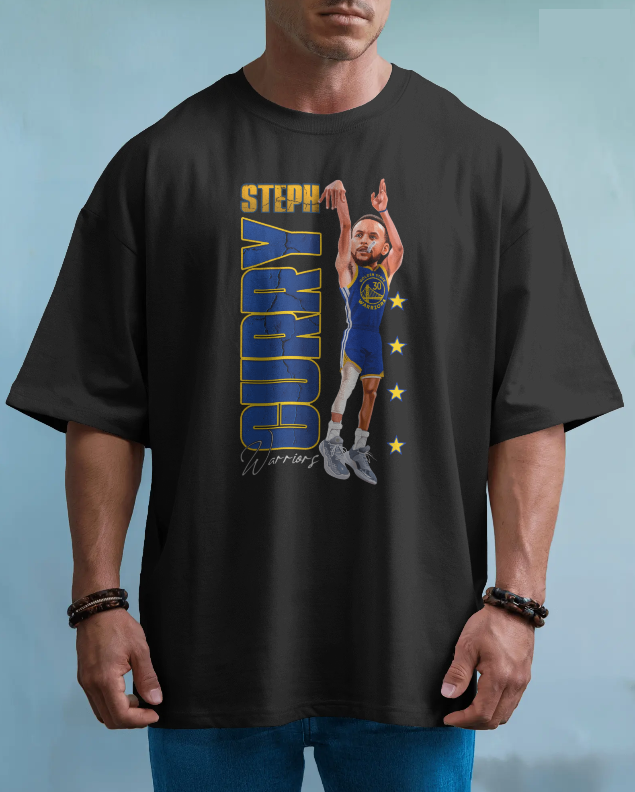 Steph Curry Warriors Illustration Graphic Tee Unisex Shirt