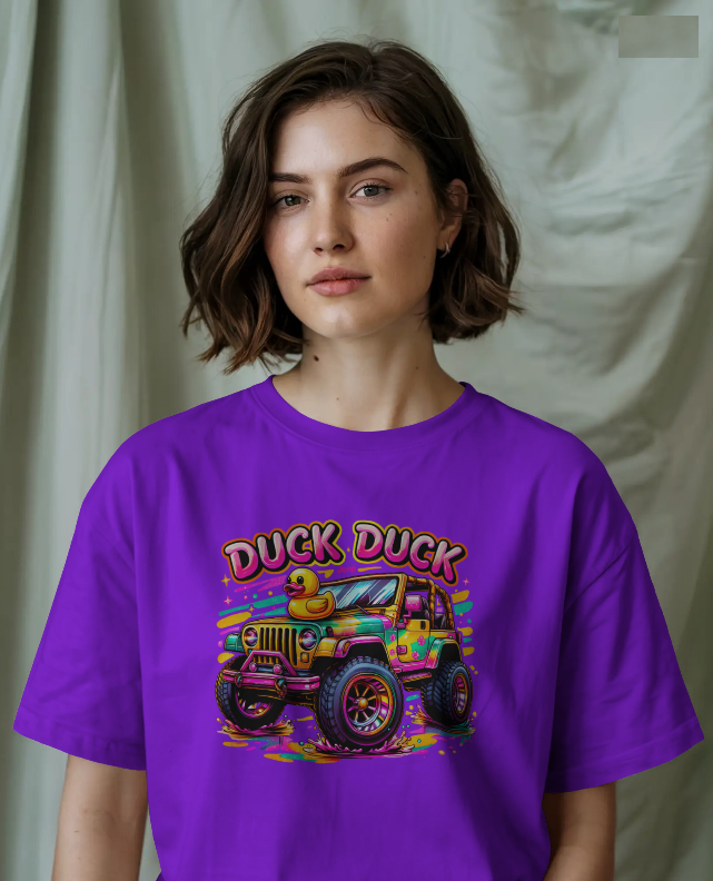 Duck Duck Jeep Graphic Tee Womens Shirt