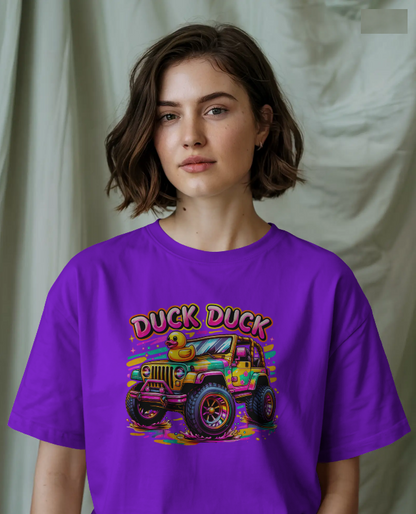 Duck Duck Jeep Graphic Tee Womens Shirt