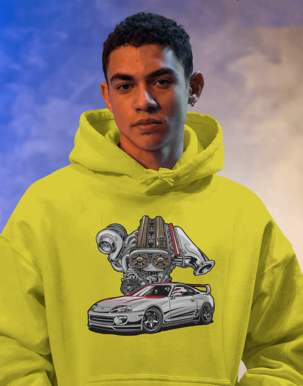 MK4 Supra 2JZ Graphic Hoodie Unisex Hooded Sweatshirt