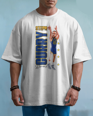 Steph Curry Warriors Illustration Graphic Tee Unisex Shirt